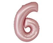 Fóliový balón saténový ružový č.6
