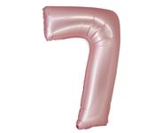 Fóliový balón ružový saténový č.7