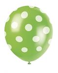Balóny zelené bodky