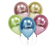 Balóny saténové narodeninové 30 cm