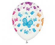 Priesvitné balóny s motýlmi