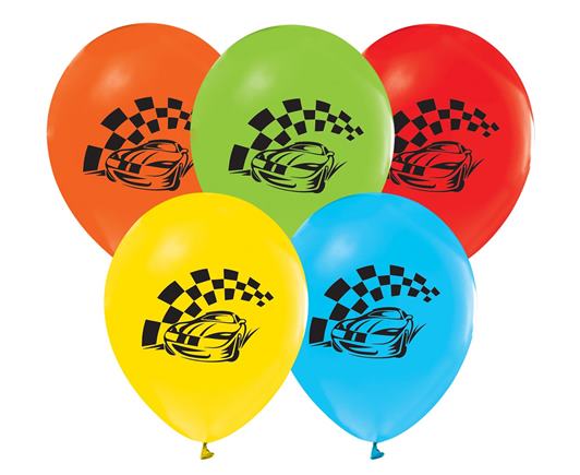 Balóny Cars 30 cm 5 ks