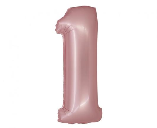 Fóliový balón ružový satenový č.1