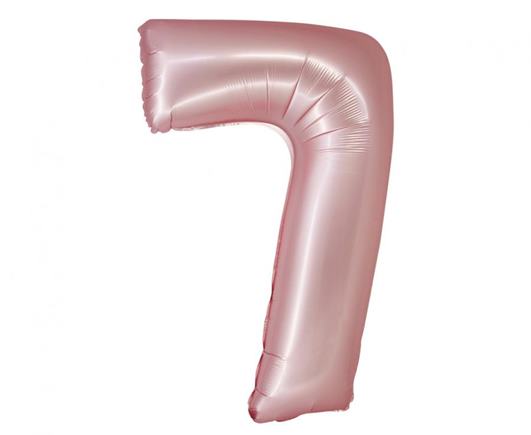 Fóliový balón ružový saténový č.7