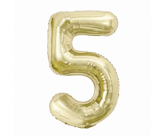 Fóliový balón champagne č.5