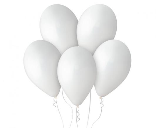 balón biely 30 cm