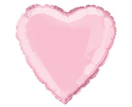Fóliový balón srdce pastel pink