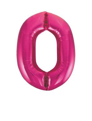 Fóliový balón ružový  0