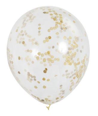 Balóny s konfetami zlaté