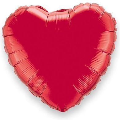 Fóliový balón srdce červené