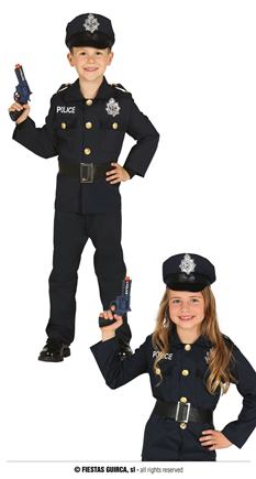 kostým policajt  5-6 rokov