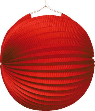 Lampión jednofarebný červený