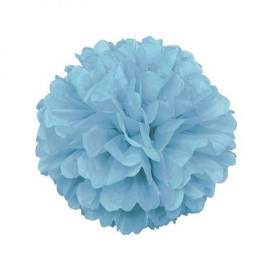 Pompónová guľa baby blue 24 cm